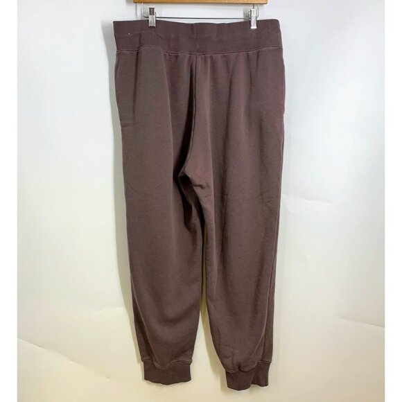 Nike Women's Phoenix Fleece Cotton Drawstring Tapered Elastic Joggers Size XL - Picture 2 of 13